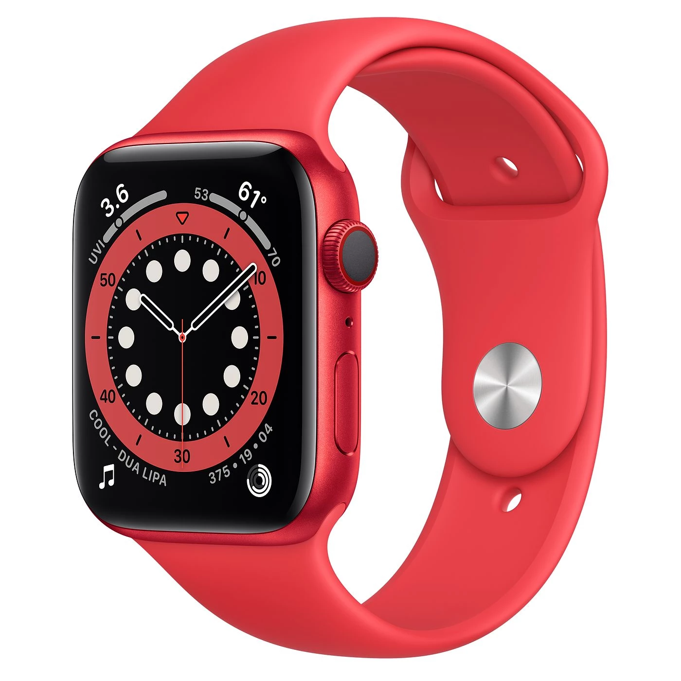 Apple Watch Series 6 GPS + Cellular 44mm (PRODUCT)RED Aluminum Case with (PRODUCT)RED Sport Band (M07K3, M09C3)